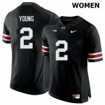 Women's Ohio State Buckeyes #2 Chase Young Black Nike NCAA College Football Jersey November SQV7644QF